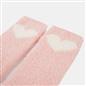 OHS Fluffy Bed Socks Ladies 3 Pairs Winter Fleece Heart Slipper Soft Warm Gift
