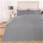 OHS Piped Edge Duvet Cover Set Soft Quilt Pillowcase Bedding Double King Size