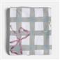 OHS Bow Gingham Throw Soft Blanket Polar Fleece Lightweight Bedspread