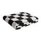 OHS Checkerboard Throw Soft Blanket Polar Fleece Lightweight Bedspread