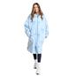 OHS Bows Print Drying Changing Robe Sherpa Lined Water Resistant Oversized Coat