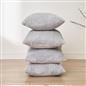 Brentfords Waffle Popcorn Fleece Set of 4 x Cushion Covers Pack Sofa - 18