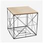 Cube Storage Basket Table Folding Wire Organiser Living Room Home Decor Bedroom