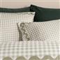 OHS Wave Border Bedding Set Microfibre Print Duvet Cover with Pillowcase