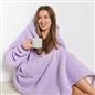 OHS Extra Long Hoodie Blanket Oversized Soft Sherpa Fleece Giant Sweatshirt
