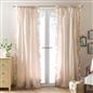 OHS Gingham Frill Voile Net Curtains 2 Window Panels Sheer Rod Slot Top Pair Set