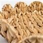 OHS Scallop Seagrass Tray Water Hyacinth Decorative Organiser Storage Basket