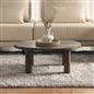 OHS 4 Legged Coffee Table Travertine Wood Effect Living Room Home Decor Modern