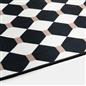 OHS Washable Rug Geometric Print Ultra Soft Living Room Area Mat Accent Rugs