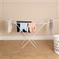 OHS 18M Foldable Drying Airer Clothes Horse Stainless Steel Winged Organiser