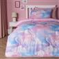 OHS Unicorn 7.5 Tog Coverless Duvet with Pillowcase Tie Dye Winter Bedding Set