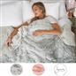 OHS Fluffy Fleece Weighted Blanket Sensory Adult Sleep Anxiety Soft Throw