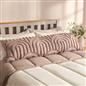 OHS Tufted Arches Bolster Cushion Fleece Soft Maternity Support Filled Pillow