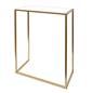 OHS Marble End Table Modern Console Bedroom Side Nightstand Metal Frame