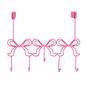OHS Bows Over the Door Hook Hanger 5 Hooks Metal Coats Towel Rack