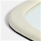 OHS Wall Mirror Matte Velvet Irregular Home Decor Vanity Living Room Bedroom