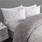 OHS Geometric Reversible Bedding Set Soft Quilt Duvet Cover with Pillowcase