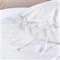OHS Bow Tie Duvet Cover Plain Dye Soft Cosy Bedding Set with Pillowcase