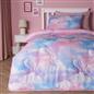 OHS Unicorn 7.5 Tog Coverless Duvet with Pillowcase Tie Dye Winter Bedding Set