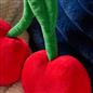 OHS Cherry Shaped Cushion Decorative Filled Scatter Throw Pillow Home Decor
