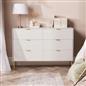 OHS Ribbed Drawer Unit Bedside Table 3/4/5/6 Draw Cabinet Nightstand Sideboard