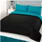 Brentfords Plain Navy Duvet Cover with Pillowcase Reversible Blue Bedding Set