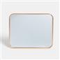 OHS Bathroom Mirror Metal Framed Vanity Wall Mounted Shower Home Decor