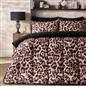 OHS Leopard Coverless Duvet & Pillowcase 10.5 Tog Bedding Set