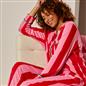 OHS Print Pyjama Set Button Through Soft Womens Kids Loungewear Nightwear