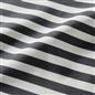 OHS Stripe Frill Voile Net Curtains 2 Window Panels Sheer Rod Slot Top Pair Set