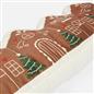 OHS Gingerbread House Draught Excluder Xmas Draft Wind Blocker Door Stopper