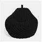 OHS Ribbed Bean Bag Chair Adult Gaming Beanbags with Filling Cosy Couch