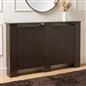 OHS Ribbed Radiator Cover Slatted Engineered Wood Side Board S M L Cabinet Shelf