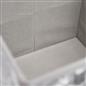 OHS Pack of 4 Crushed Velvet Storage Boxes Collapsible Foldable Square Cube Box