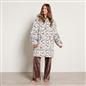 OHS Bows Print Hooded Blanket Adult Kids Sherpa Lined Winter Family Hoodie