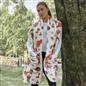 OHS Fleece Pocket Scarf Leopard Autumn Fluffy Sherpa Winter Wrap Hand Warmer