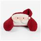 OHS Santa Cuddle Cushion Kids Soft Teddy Fleece Reading Pillow Xmas Bed Sofa