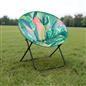 OHS Moon Camping Chair Round Folding Outdoor Garden Portable Seat