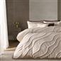 OHS Tufted Contour Bedding Set Soft Cosy Duvet Cover with Pillowcase