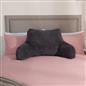OHS Teddy Fleece Reading Pillow Cuddle Cushion with Arms Lumbar Bed Chair