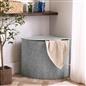 OHS Corner Laundry Basket Folding Hamper Bag Clothes Bin Storage with Lid