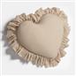 Heart Filled Cushion Plump Bedroom Scatter Pillow Valentines Frill Chair Sofa