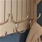 OHS Coat Rack Wall Mounted Shelf Engineered Wood Floating Display Unit