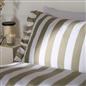 Frill Duvet Cover Bedding Set Pillowcase Stripe Quilt Luxury Double King Size