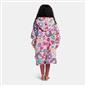OHS Kids Print Hooded Blanket Flannel Sherpa Lined Wearable Throw Hoodie