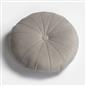 OHS Velvet Filled Cushion Round Bedroom Decor Scatter Chair Sofa Button Pillow