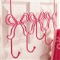 OHS Bows Over the Door Hook Hanger 5 Hooks Metal Coats Towel Rack