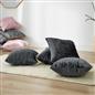 Sienna Cushion Covers Crushed Velvet Luxury Pack of Filled Insert Pad, 45 x 45cm