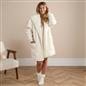 OHS Waterfall Cardigan Warm Teddy Fleece Open Front Wrap Loungewear Outwear