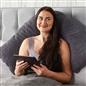 Teddy Fleece V Shaped Pillow Body Neck Support Pregnancy Orthopaedic Cushion